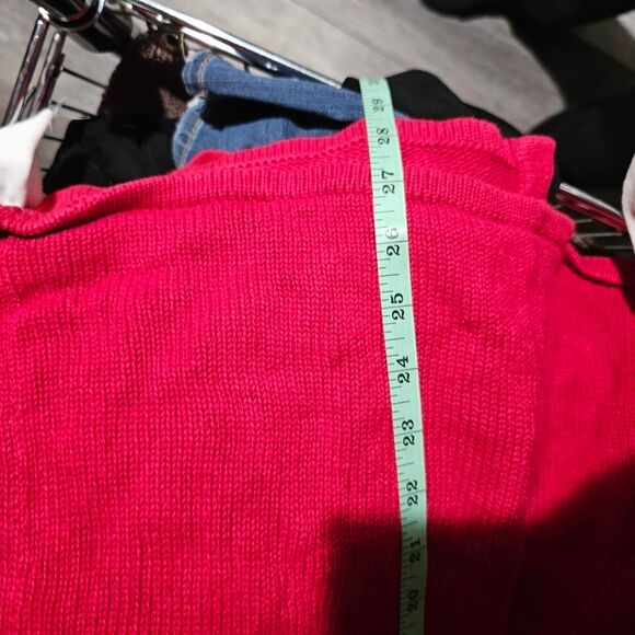 Vintage 90s 2000s dog puppy Christmas knit plus size sweater cardigan - Picture 3 of 5